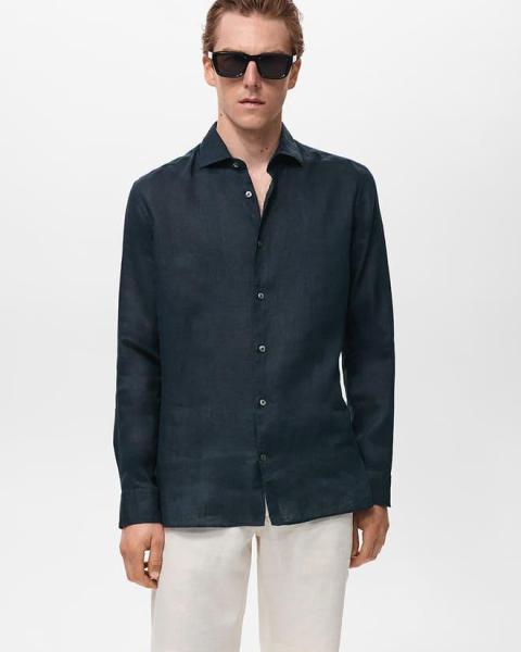High neck midi wool coat